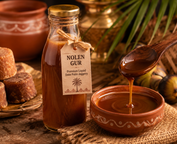 Nolen gur liquid jaggery Bengali products Delhi